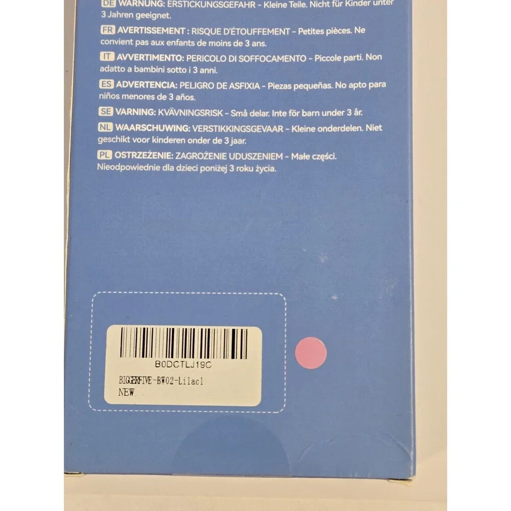 BIGGERFIVE Brave 2 Kids Smart Watch BW02 Lilac Fitness Tracker New Sealed
